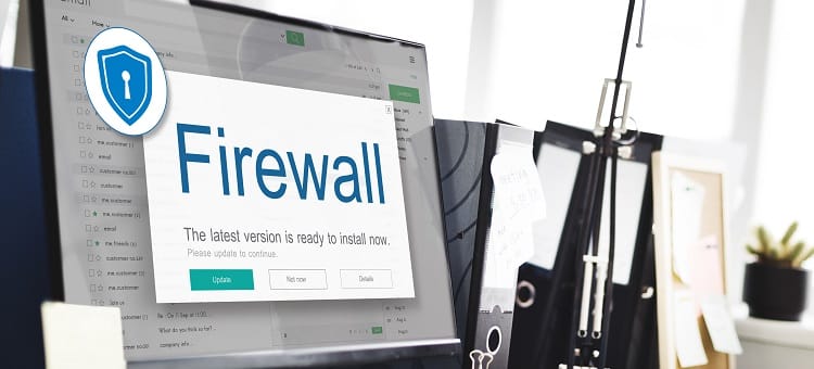 firewall protects data